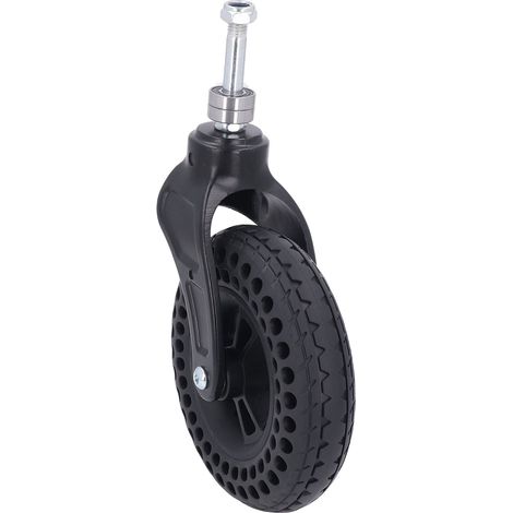 Roulette polyvalente 7 pouces roue pleine caoutchouc TPE de rechange pour chariot charge 75 kg (1/5)