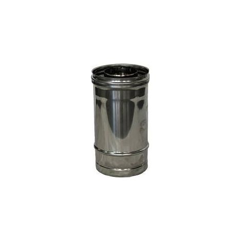 C TUBO INOX DOPPIA PARETE D  8/13 X 100 CM
