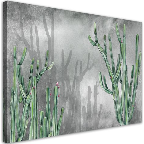 Tableau décoratif Grand cactus du désert 100x70 (1/5)