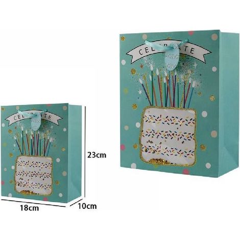 Trade Shop - Set 3 Pcs Sobre De Regalo 18x23x10cm 65909 Varios Festivales De Fantasía - (1/2)