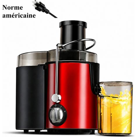 Centrifugeuse extracteur de jus électrique rouge petit calibre 110V séparation de pulpe rouge 110v 5 kg – Livraison gratuite