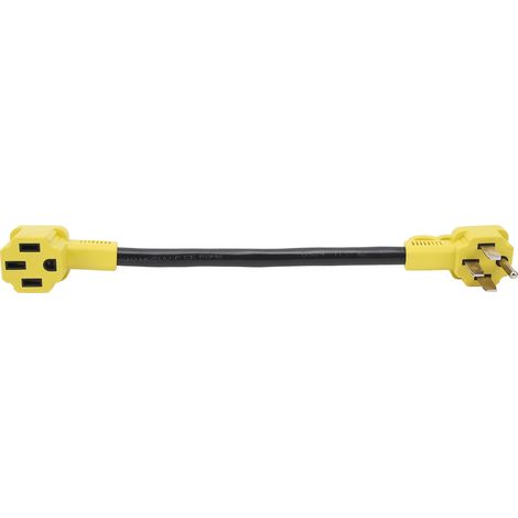 Câble adaptateur de chargeur RV 50A, prise mâle 14‑50P vers femelle 14‑50P, flexible pour bateau et camping-car (1/5)