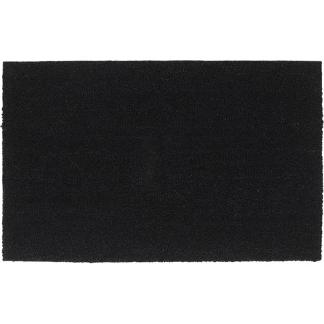 vidaXL Zerbino Nero 50x80 cm Fibra di Cocco