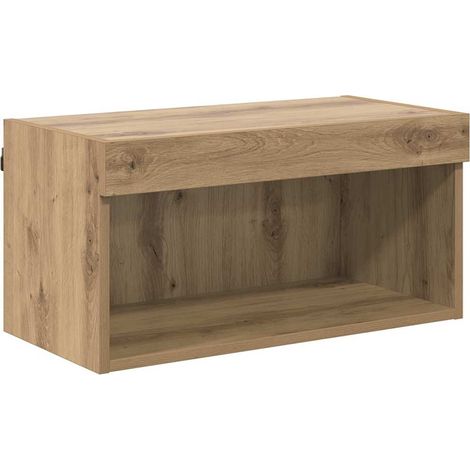 Maison Exclusive - Ensemble meuble TV avec LED Chêne artisanal 60 x 30 x 30 cm