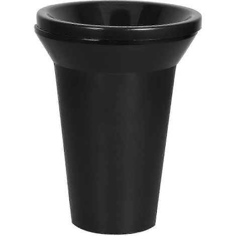 Crachoir à vin en plastique avec couvercle amovible, seau à glace noir style tonneau pour rafraîchir le vin, le whisky et les cocktails, accessoires pour bars et restaurants. (1/5)