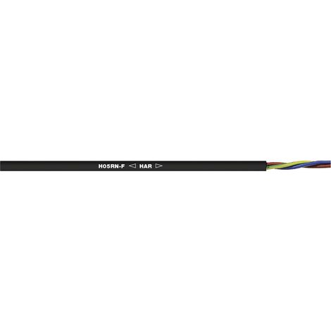 Câble de raccordement H05RN-F LAPP H05RN-F 3G0,75 1600252/100 3 x 0.75 mm² noir 100 m V559651