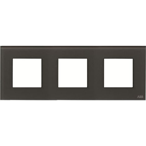 Zenit Plaque de Finition 3X2M Verre Graphite 2CLA227300N3802 ABB N2273CF