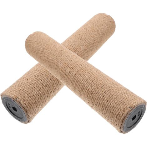 2 Pièces Poteau À Gratter pour Chat 30.00 cm Pièces d'arbre À Chat De Remplacement en Sisal Colonne Verticale DIY pour Chats D'Intérieur Accessoire Robuste (1/5)