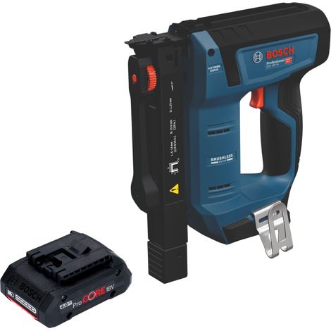 Chiodatrice a batteria Bosch GTH 18V-14 18 V 10,6 x 6 - 14 mm Brushless + 1x batteria ProCORE da 4,0 Ah - senza caricabatterie (1/5)