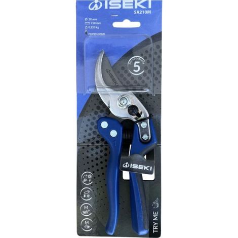 Forbici da potatura ISEKI - SA210M diam. taglio 20 mm taglia M per uso semi-professionale / professionale