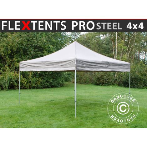 Pop up gazebo FleXtents Pop up canopy Folding tent PRO Steel 4x4 (1/5)