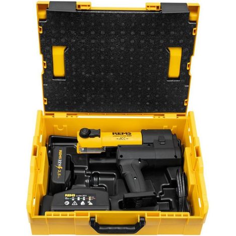 REMS Akku-Press 22 V ACC Basic-Pack in L-Boxx D 10-108(110) mm,D 3/8-4" für (1/5)