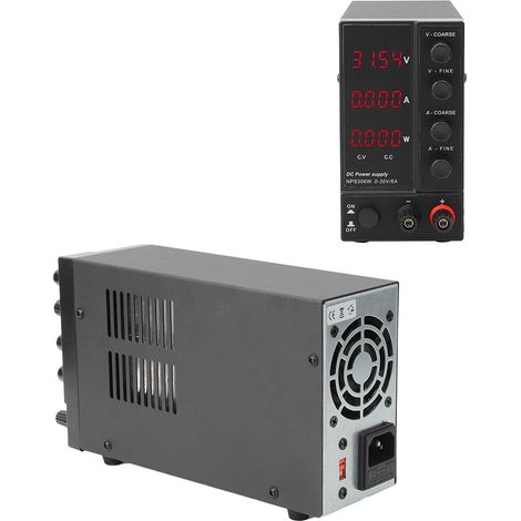Alimentation stabilisée CC à 3 chiffres, test fixe, réglable, NPS306W, prise UE, 115/230 V (1/5)