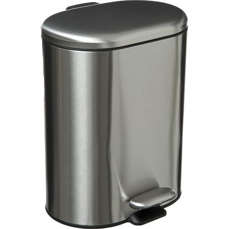 Cubo pedal acero inoxidable Siliflex 6 L (1/6)