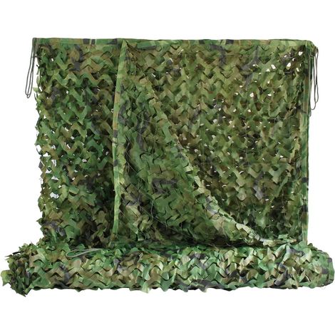 Filet de Camouflage avec des Cordes en Nylon, Voile Ombrage Camouflage pour La Chasse, l'Armée, Les Décorations De Fête, Parasol (1/5)