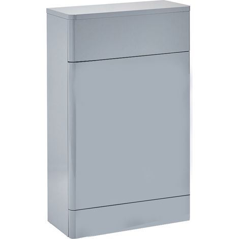 Orbit Eve Back to Wall WC Toilet Unit 500mm Wide - Pebble Grey (1/5)