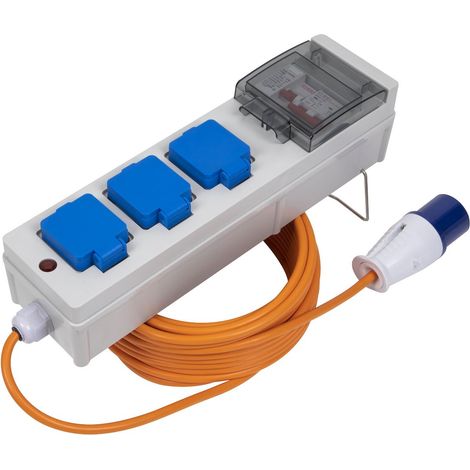 Sealey Caravan & Camping Mains Unit 15m with RCD WSC16133 (1/2)