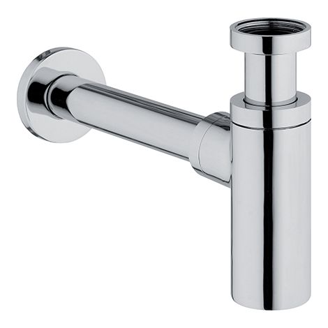 SIFONE DI SCARICO TONDO MODERNO- 1 1/4 Cromo- DH- pezzi 1