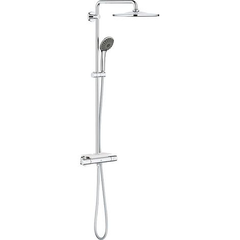Grohe Vitalio Joy XXL 310 Duschsystem 26401001 mit Thermostat, chrom, Wandmontage