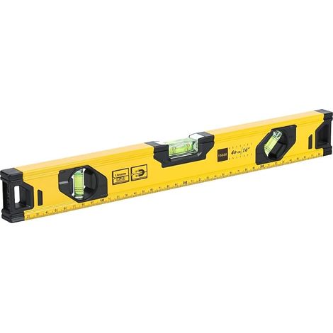 400 mm Magnetic Spirit Level, Torpedo Level in Aluminium, with 3 Bubbles (180°-90°-45°), Shock Resistant, Lightweight, Precision Ground (1/5)