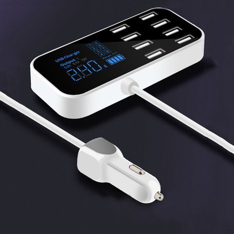 Ultradünnes 8-Port-USB-Autoladegerät – Direktladezubehör (1/5)