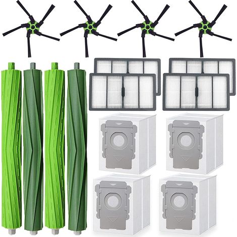 Kit di ricarica per iRobot Roomba S9 (9150) S9+ S9 Plus S Series Robot Aspirapolvere, Spazzola di pulizia del bordo del filtro Parte di ricambio per iRobot I Robot Roomba Robot Aspirapolvere (1/5)