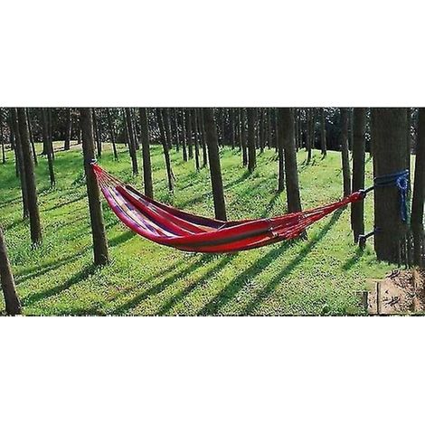 Hamac arc-en-ciel portable d'extérieur 190x80cm, balancelle de voyage, lit suspendu (1/5)