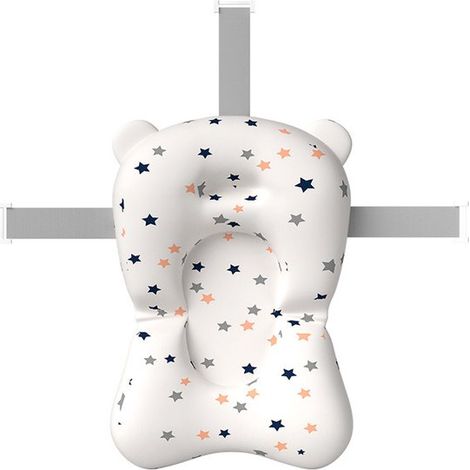 Tapis de bain antidérapant pour bébé, pliable et confortable, motif ciel étoilé, pour nouveau-né et soins quotidiens (1/5)