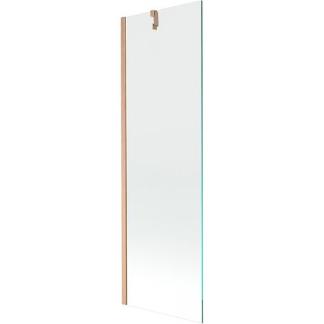 Mexen Next paroi de baignoire 1-volet 60 x 150 cm, transparent, cuivre brossé - 895-060-000-00-00-65 (1/5)