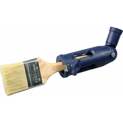 royaluxe - Extension de pinceau multi-angle et rouleau à peinture, tige d'extension, porte-pinceau, outil de pinceau long pour peinture murale, haut plafond (1/5)