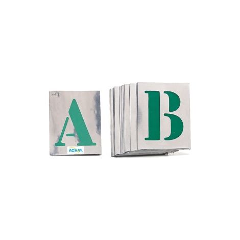 LETTERE ADESIVE ALLUMINIO SET - 60 MM