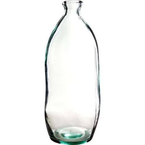 Jarrón 'Dame Jeanne' - vidrio reciclado - transparente A. 51 cm - Atmosphera créateur d'intérieur