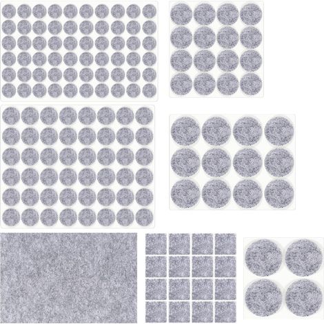 Patins Feutre Autocollants pour Meubles et Chaise Anti-Rayures 157 Pcs (1/5)