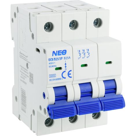 Leistungsschutzschalter elektro-plast ocb b25 3p 25 A 400 V (1/2)