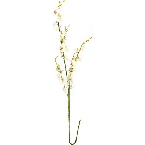 Fleurs Artificielles Blanches - Matériau Durable Réaliste - Décoration Maison Mariage Bureau - Lot De 1 (1/5)