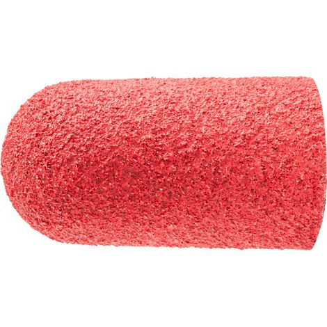 PFERD TOOLS POLICAP Schleifkappe PC Rundkegelform Keramikkorn Ø 21x40mm CO-COOL80 für Edelstahl 50 Stk (1/4)