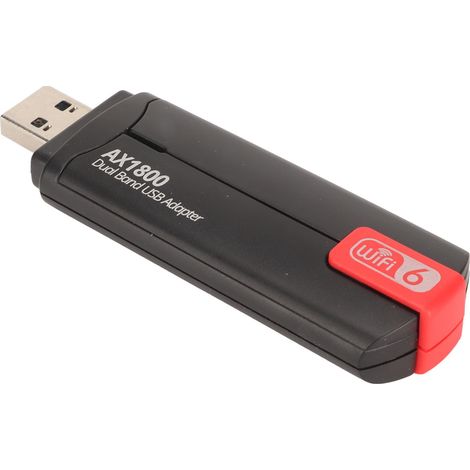 Adaptateur WiFi 6 USB 3.0 1800Mbps Double Bande 2.4GHz/5GHz avec Antennes 3dbi pour PC et Ordinateurs Portables (1/5)