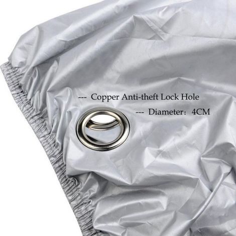Housse de protection pour moto - - XL - Imperméable - Argent - Universelle (1/4)