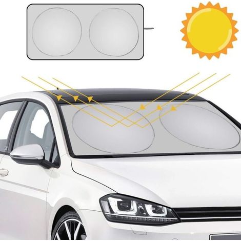 Sonnenschutz für die Windschutzscheibe, Sonnenschutz fürs Auto, Sonnenschutz für die Frontscheibe, Sonnenschutz für den Innenraum (15070cm) (1/4)