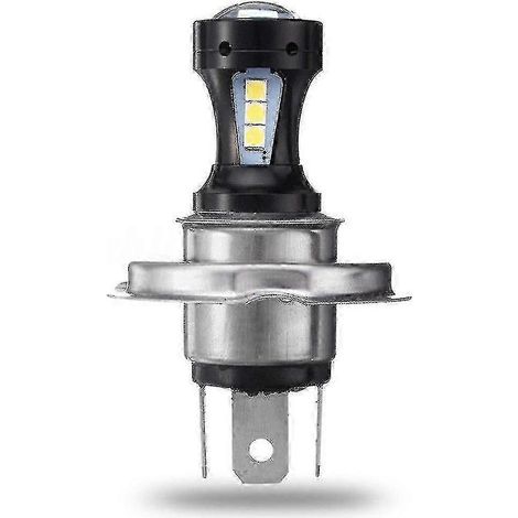 Ampoule de phare LED H4 3030 pour moto (feux de croisement) (1/3)