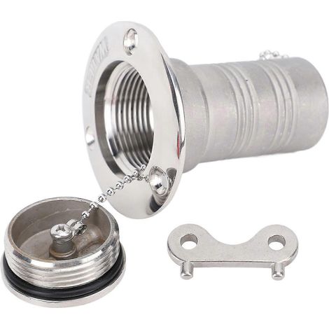 Tankdeckel für Bootsdeck, 38 mm, Edelstahl 316, hochglanzpoliert, für Yachten