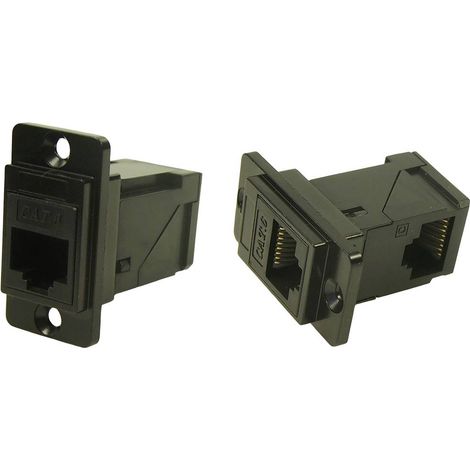 Cliff Fiche mâle de traversée en métal à angle droit CP30752MB Adaptateur/prolongateur encastrable noir 1 pc(s)