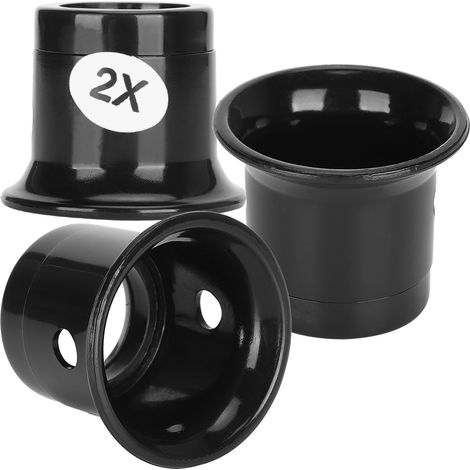 Lot de 3 loupes de bijoutier à œillet, grossissement 2X, outils de réparation de bijoux et de montres (1/5)