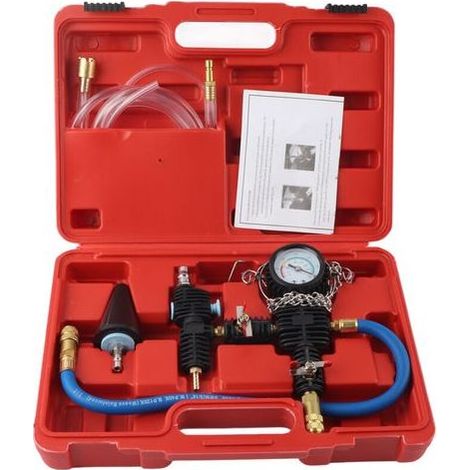 Kit de vidange et recharge sous vide pour liquide de refroidissement automobile – système complet , avec réservoir et pompe intégrée (1/5)