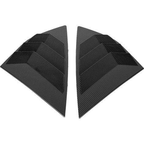 Persienne de lunette arrière style carbone pour Ford Focus ST RS MK3, persienne de vitre arrière, aérateur, 3 pièces (1/5)