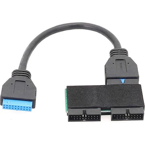 USB 3.0 19-Pin-Hub mit Chip, modularem Kabeldesign, Motherboard--