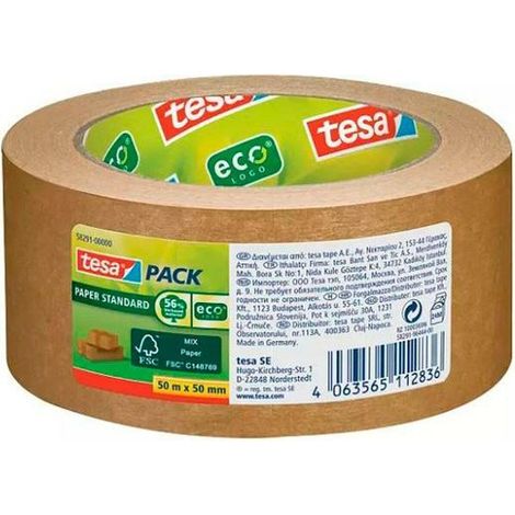 Tesa 4042448607256 Braun Klebeband 6er Pack