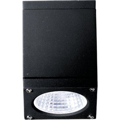 Sole Lampada da soffitto a LED quadrata 6W 3000K IP54 in alluminio pressofuso Grigio Scuro per illuminazione decorativa moderna interni ed esterni (1/2)