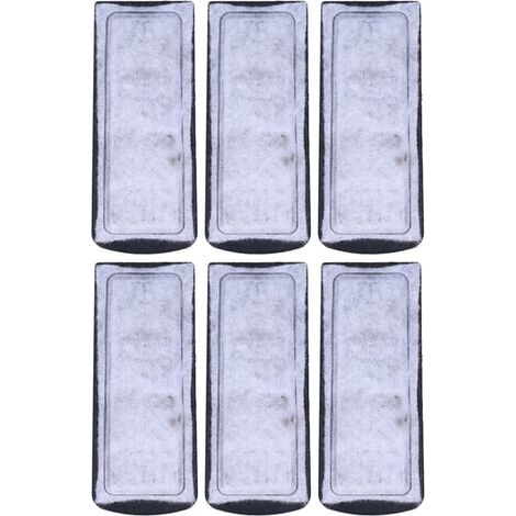 Lot de 6 cotons de rechange pour filtre mural d'aquarium (1/5)