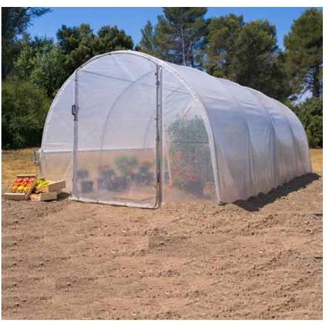 Serre tunnel ÉCO-18 larg 3 m x 6 m, Aération Latérale 2